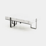 Margon Solid Marble Luxury Coffee Table, Rectangular (103cm)