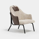 Marlowe Lounge Footstool Luxury Pouf, alternative angle