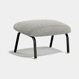 Marlowe Lounge Footstool Luxury Pouf, alternative angle