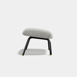 Marlowe Lounge Footstool Luxury Pouf, alternative angle