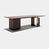 Mayfield Luxury Desk with Drawer Pedestal, alternative angle