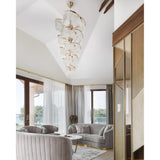 Castro Lighting Twist Chandelier in a room setting