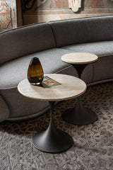 Mefisto Flared Base Luxury Side Table in a room setting