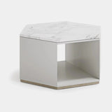 Mercer Metal Base Luxury Side Table, alternative angle