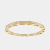 Castro Lighting Metis Net Suspension Lamp in gold-plated brass with crystal, available from Touched Interiors UK