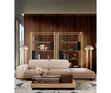 Modern Apartment Living Elevated: The Ahsookar Modular Sofa by Caffe Latte - Live luxuriously in your modern apartment with the Ahsookar Modular Sofa by Caffe Latte. This captivating piece features a modular design that allows you to maximize your space while maintaining exceptional comfort and style. Crafted with high-quality materials, the Ahsookar Modular Sofa adds a touch of unexpected elegance to any living area.