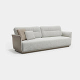 Monceau Wraparound Luxury Sofa: light grey fabric (Cat B), shown as the 3 seater