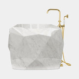 Maison Valentina Diamond Marble Bathtub