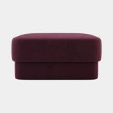 Domkapa Kate Pouf, large size, view 1, in a deep burgundy velvet
