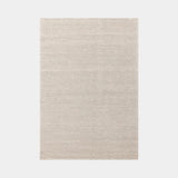 Natural Hand Woven Wool & Viscose Rug in Cream