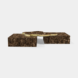 Boca do Lobo Navarra Center Table in Emperador marble