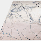 Pista Azul Metallic Luxury Rug, texture detail