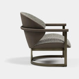 Primrose Sculpted Luxury Armchair, alternative angle