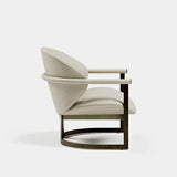 Primrose Sculpted Luxury Armchair, alternative angle