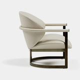 Primrose Sculpted Luxury Armchair, alternative angle