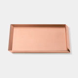 Prospetto Flat Luxury Desk Tray, shown in copper