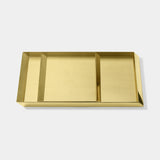 Prospetto Luxury Desk Tray Set in brass