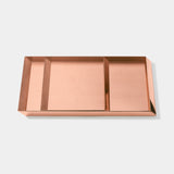 Prospetto Luxury Desk Tray Set, shown in copper