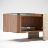 Ravello Marble Base Luxury TV Unit, close-up detail