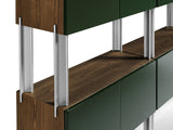 Reticolo Lacquered Luxury Bookcase, detail