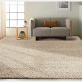 Riverstone Mocha Wool Luxury Rug, available from Touched Interiors UK
