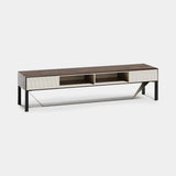 Rocco Carved Front Luxury TV Unit, alternative angle