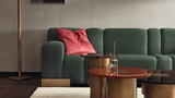 Ruolo nesting coffee tables styled in a living room
