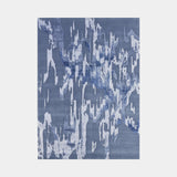 Serge Lesage Stretch Indigo Rug in indigo