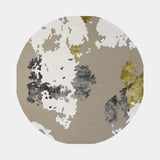 Serge Lesage World Soft Grey Round Rug in soft grey