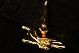Saka Gold Luxury Handcrafted Polished Brass Wall Lamp