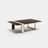 Spearing Marble Insert Luxury Coffee Table, alternative angle
