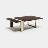 Spearing Marble Insert Luxury Coffee Table, alternative angle