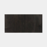 Striated Ebony Extendable Luxury Dining Table, top view