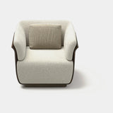 Synergy Wooden Shell Luxury Armchair, alternative angle