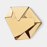 Tangram Large Gold Mirror Luxury Wall Light