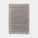 Telaio Woven Wool Luxury Rug, shown in Charcoal