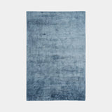 Tencel Tonal Pile Luxury Rug, shown in Blue