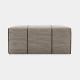 Domkapa Grant Pouf, medium size, view 1, in a textured woven fabric