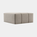 Domkapa Grant Pouf, medium size, view 2, in a textured woven fabric