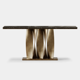 The Private Label Spiro Console Table, available from Touched Interiors UK