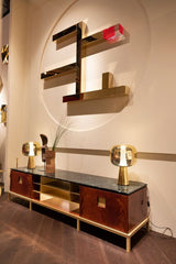 Traverso Sculptural Luxury Wall Shelf in a room setting