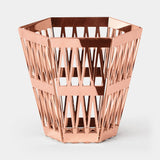 Trigono Openwork Luxury Pencil Holder, shown in copper