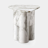 Triptych Triangular Marble Luxury Coffee Table, view 5