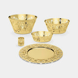Vanitas Pierced Luxury Round Tray, view 2