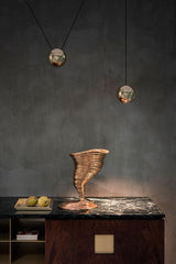 Vertigine Spiral Luxury Vase, view 3