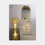Verzura Leaf Shade Luxury Table Lamp, view 6