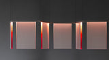 Vetrata Acrylic Panel Luxury Suspension Lamp, view 7