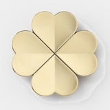 Vittoria Clover Luxury Wall Hook in brass