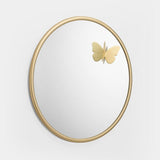 Volare Winged Round Luxury Mirror, view 2
