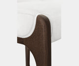 Walnut Wood Bar Chair: The Yemen is a Minimalist Masterpiece.